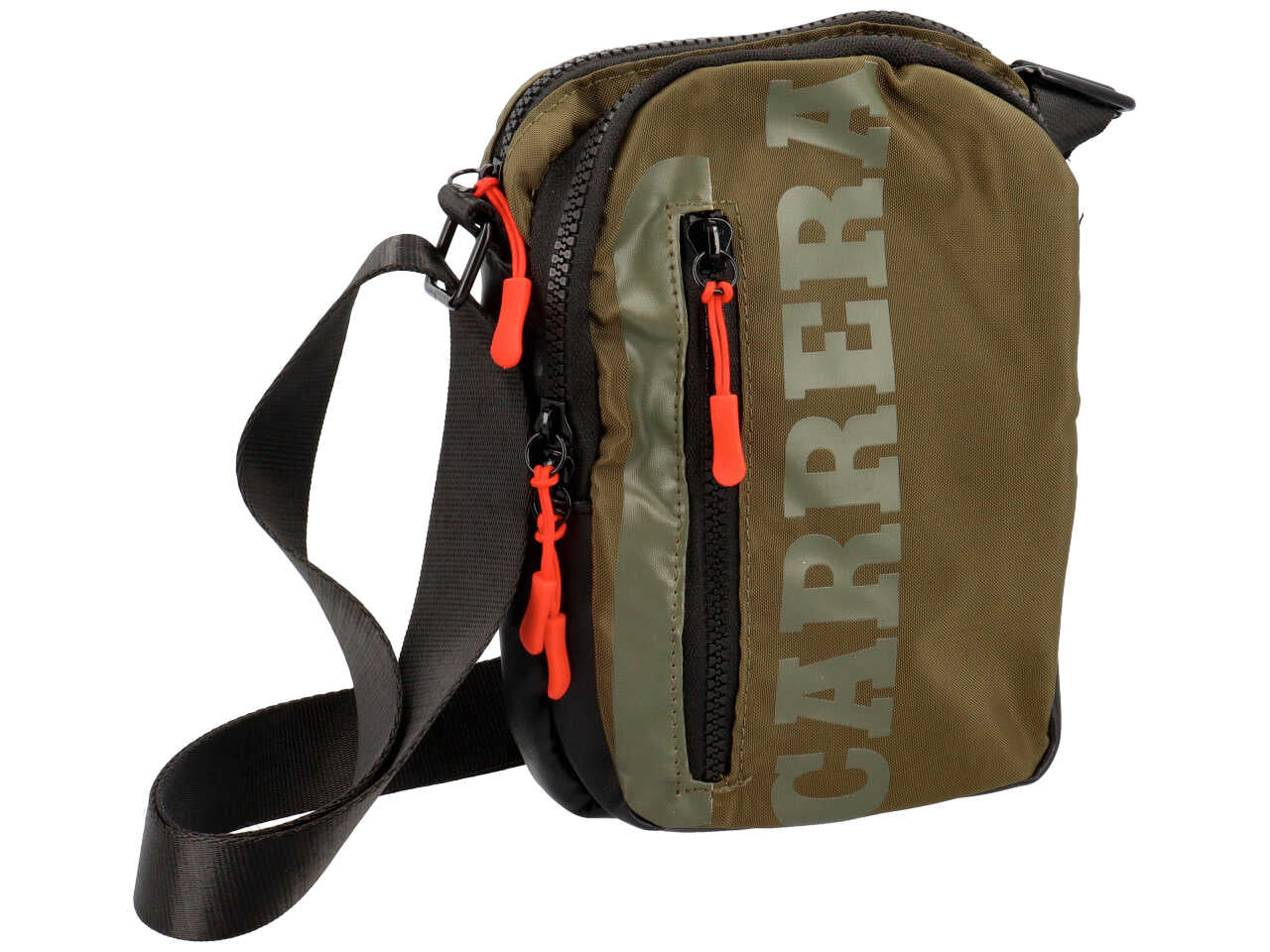 Borsa da uomo b-tech collection tracolla mini colore verde militare composizione: 100% pelle sintetica