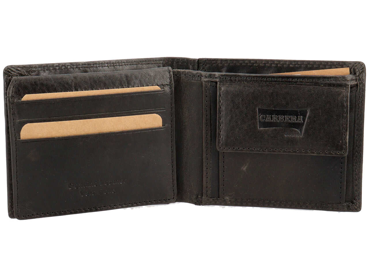 Portafoglio da uomo parker collection colore nero composizione: 100% pelle