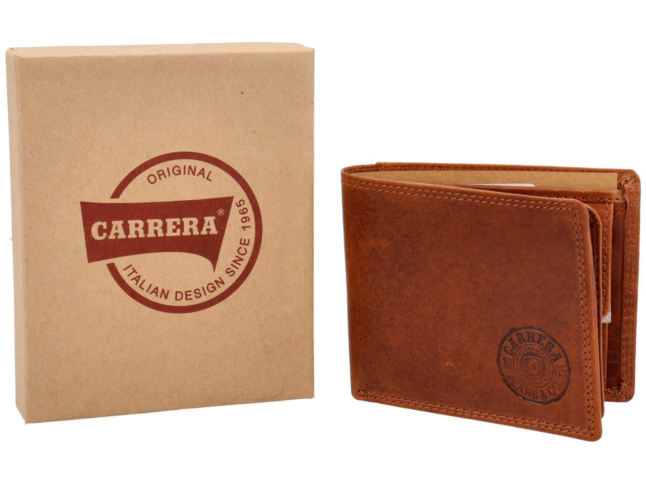 Portafoglio da uomo parker collection colore marrone composizione: 100% pelle