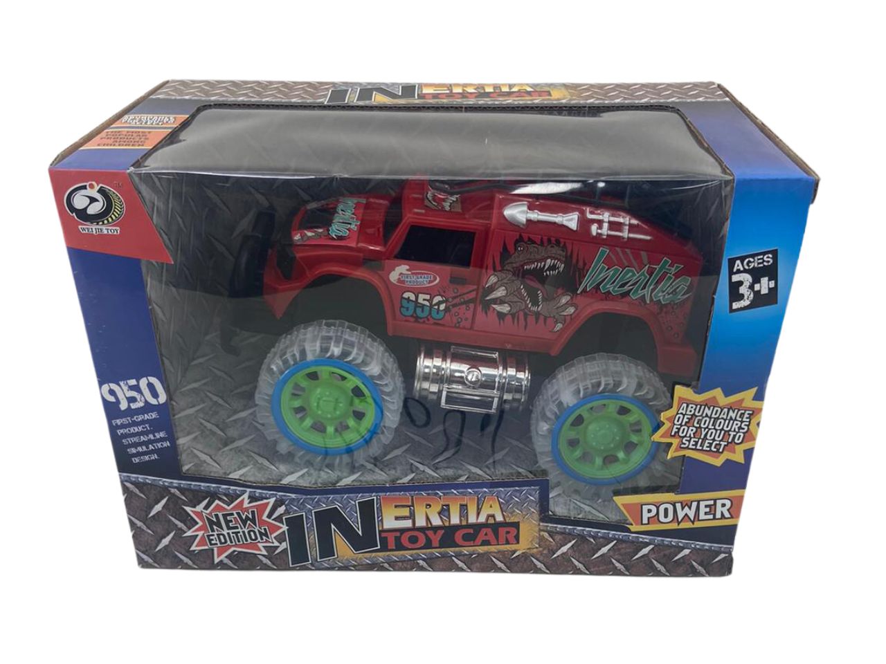 Jeep con ruote luminose e musica