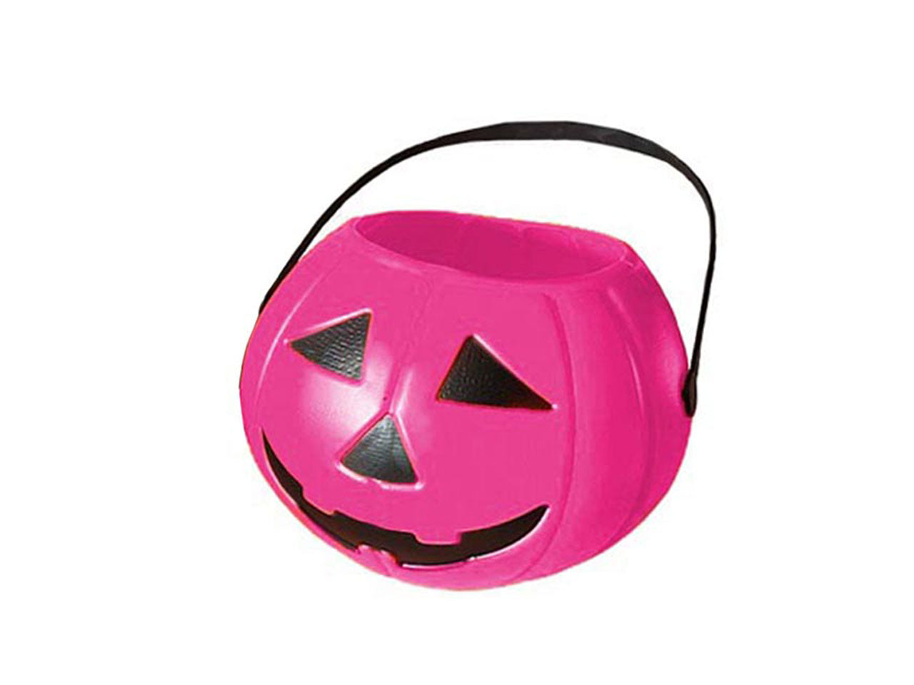 Zucca di halloween misura 16x14cm colore rosa