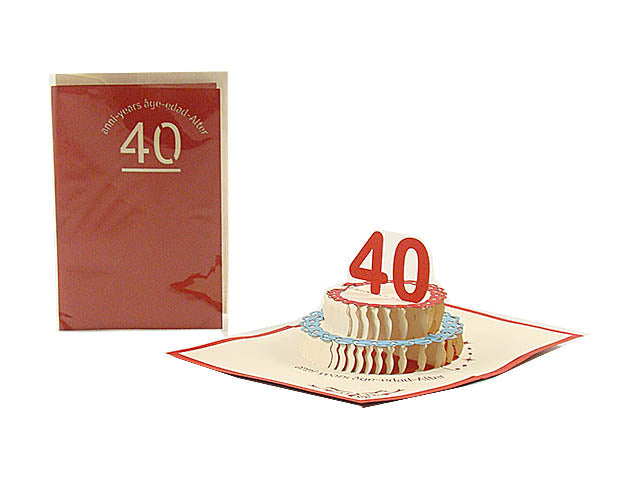 biglietto origami 40 esimo