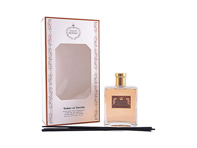 diffusore con bacchette  tabacco e van. 500ml