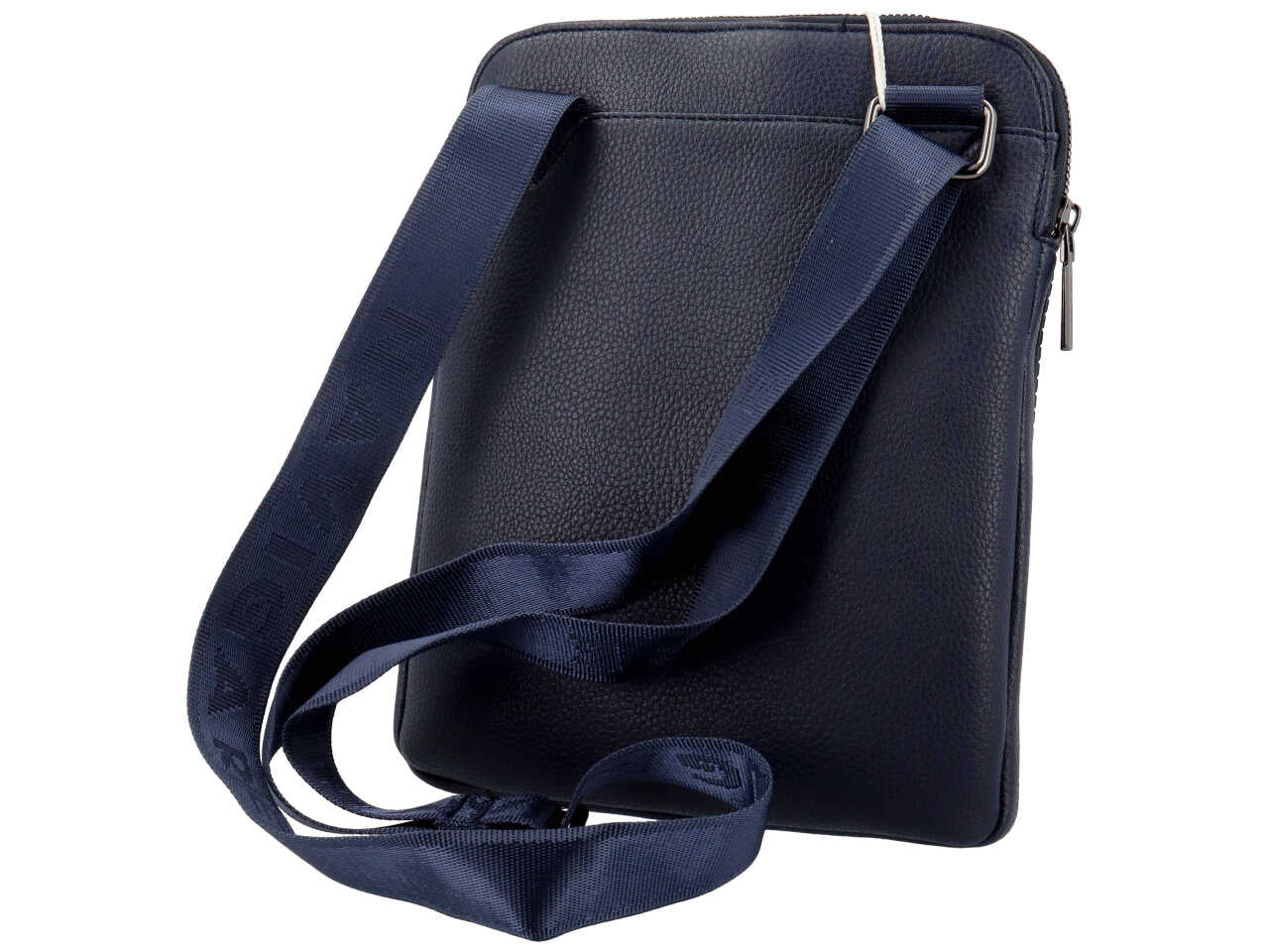 Borsello navigare in pelle sintetica misure 22x27,5x3,5cm colore blu
