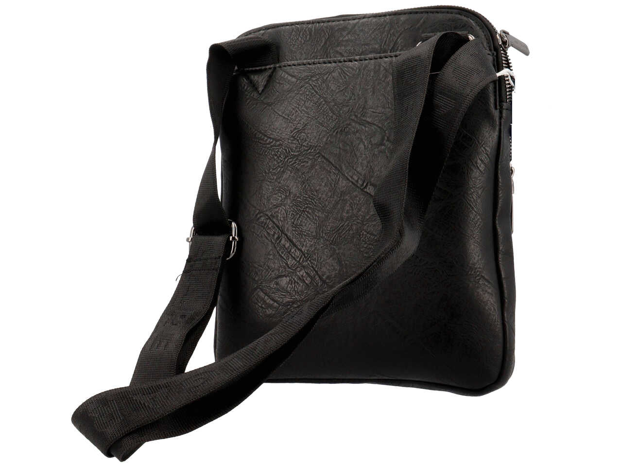 Borsello navigare in pelle sintetica misure 22x27,5x3,5cm colore nero