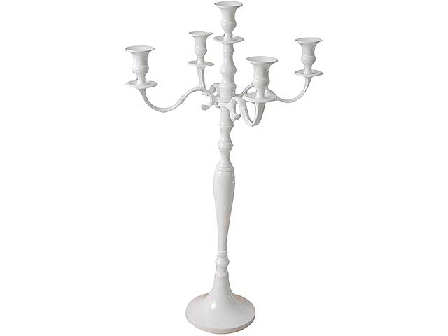 portacandela 5p h60cm allinea /bianco ar0426a