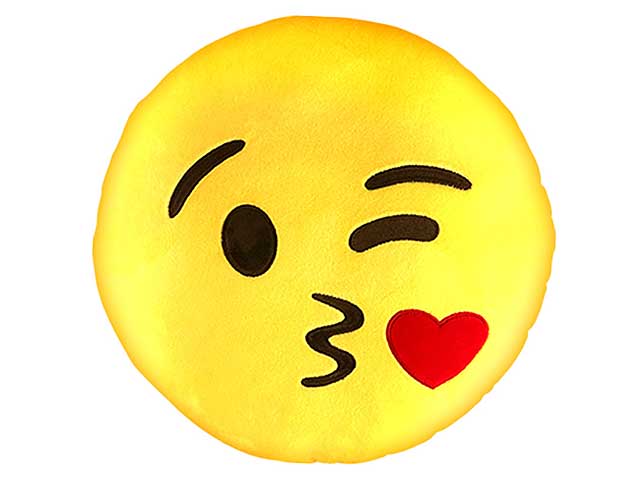 Faccina bacio cuscino 50cm 075906