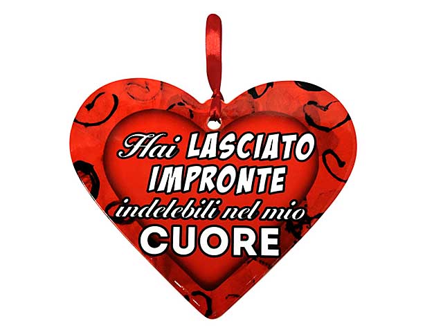 Just love cuore hai lasciato impronte 076060