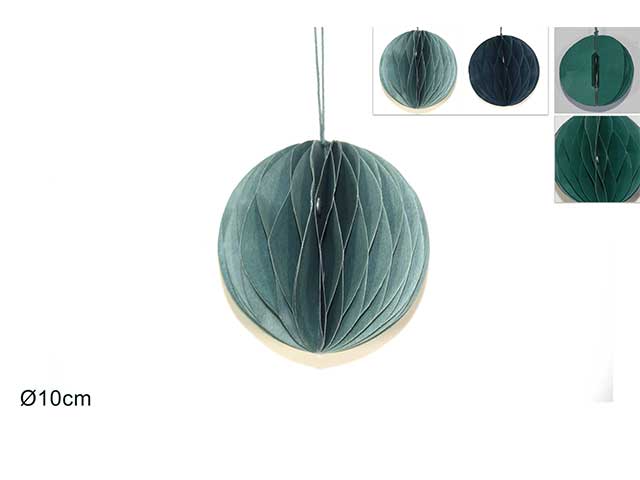 sfera carta 10cm verde richi.al005693a