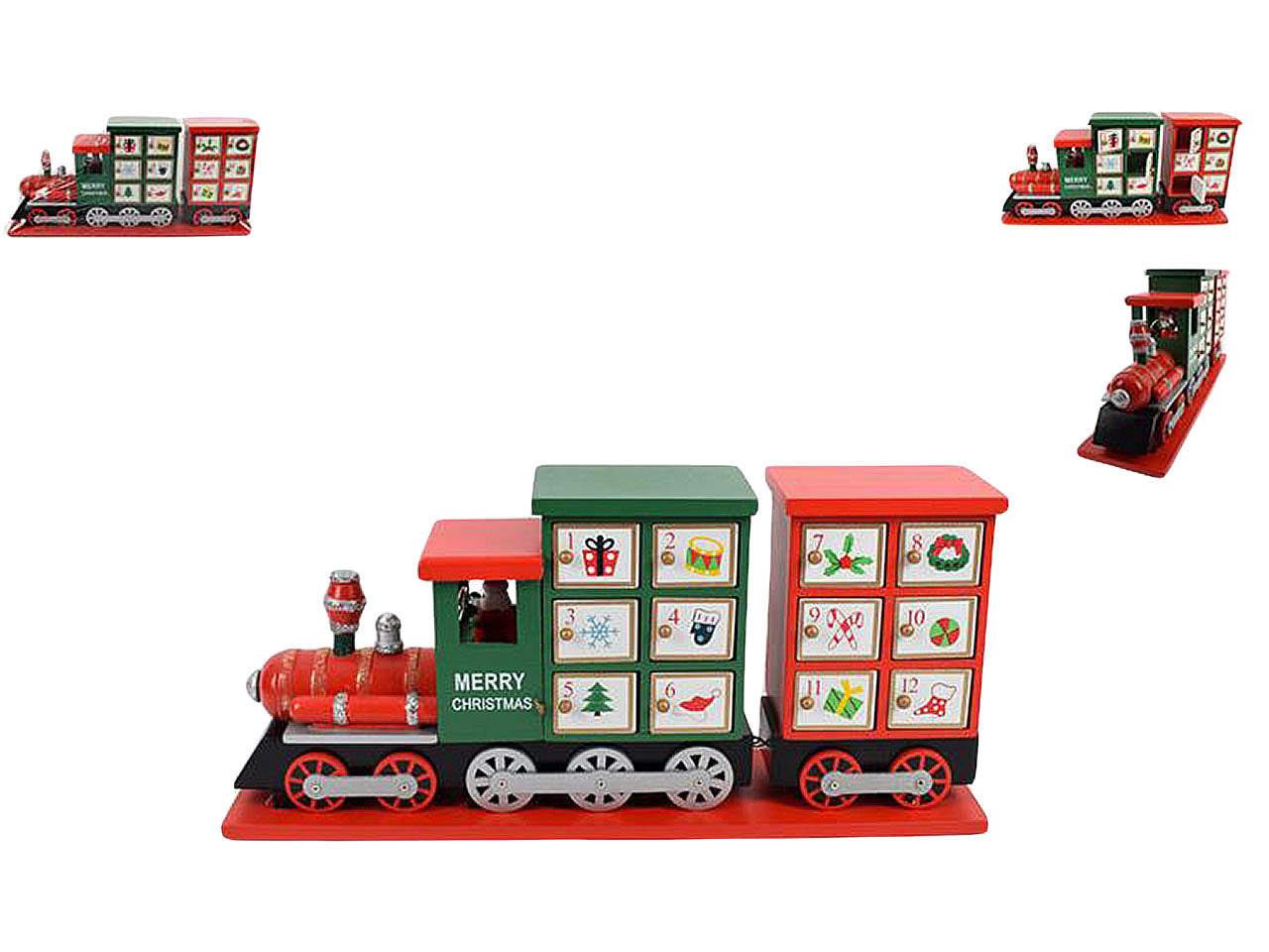 Treno legno calendario avvento mo003126