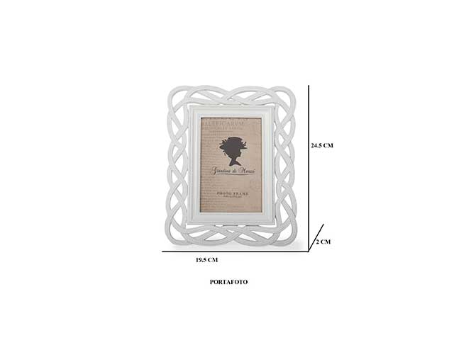 linea paola portafoto 10x15 bianco linea pfw1015b