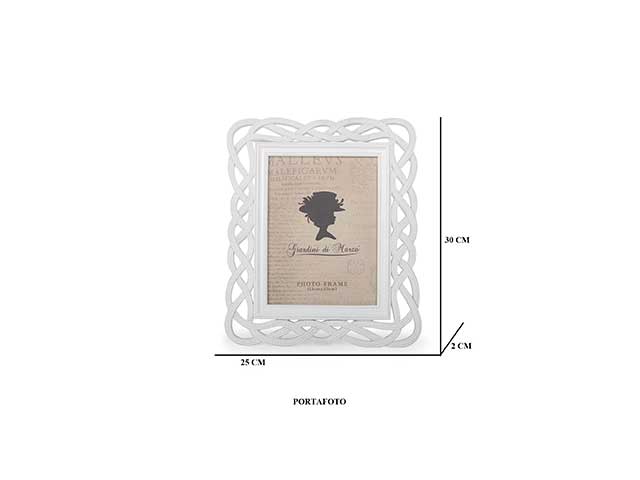 linea paola portafoto 15x20 bianco linea pfw1520b