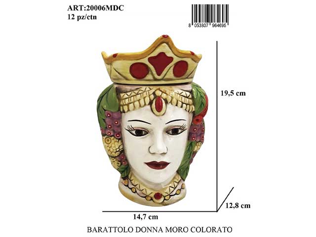 Barattolo moro donna 20006mdc