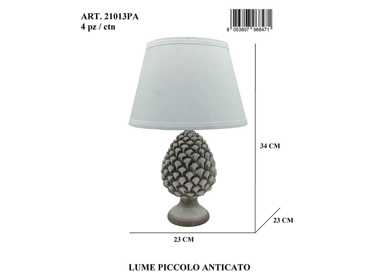 Linea pigna anticata lume piccolo 21013pa
