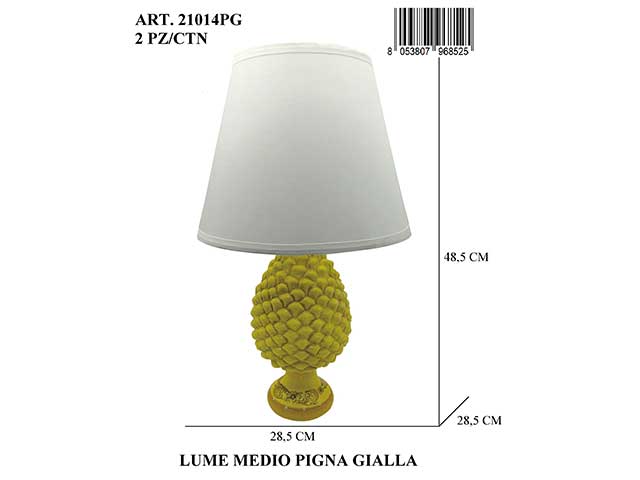 Lume medio pigna gialla 21014pg