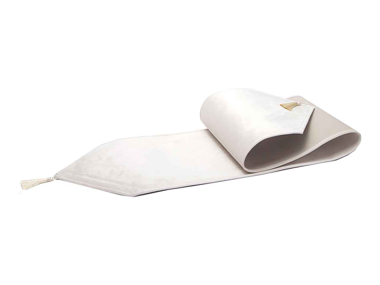 Runner velluto 33x180cm bianco 10010079