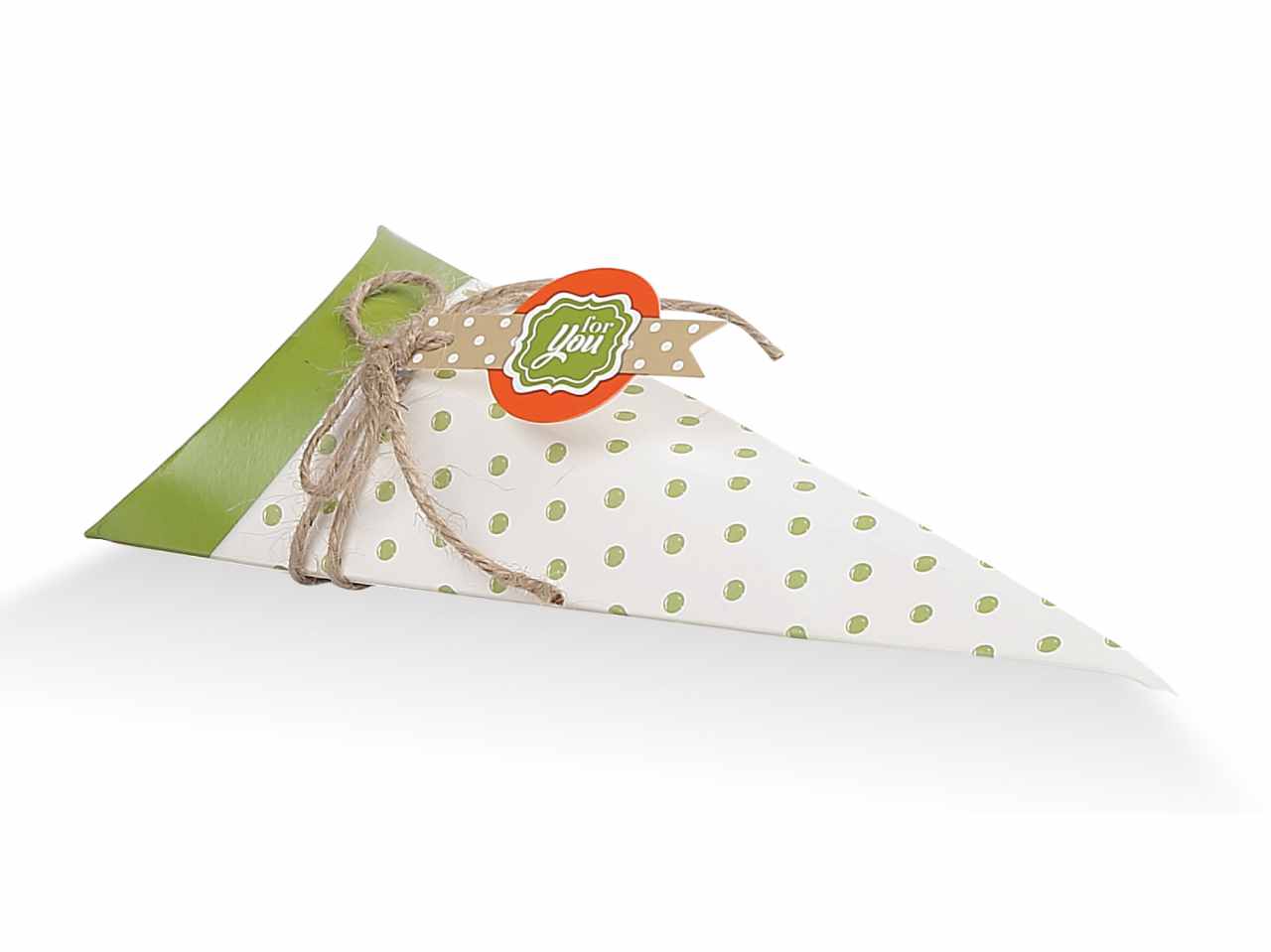 Scatola for you verde cono 10 pezzi sfy120