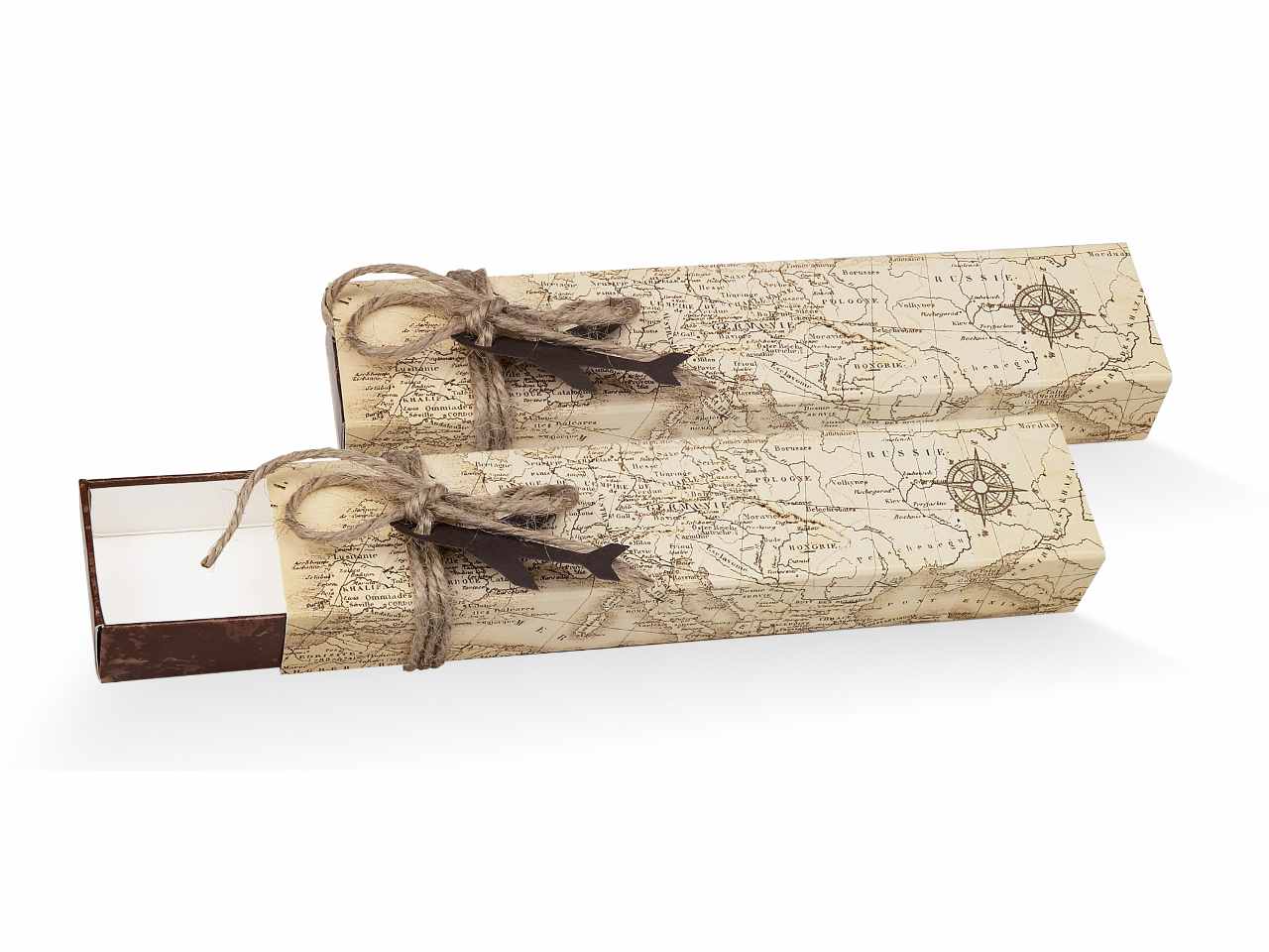 Scatola travel vintage aereo 10 pezzi stv40