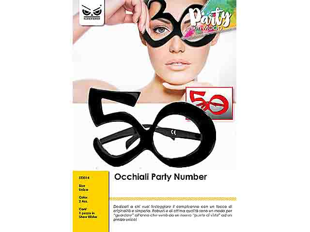 Occhiali party 50 anni st3014