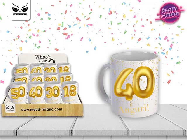 Tazza gold 40 anni st4945