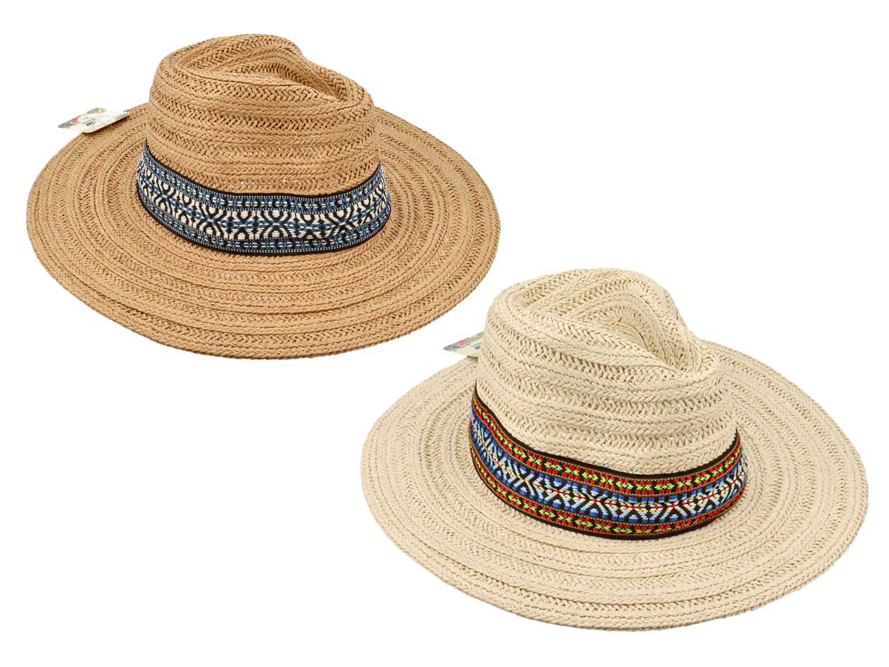 Cappello mare modello panama - 4 pezzi