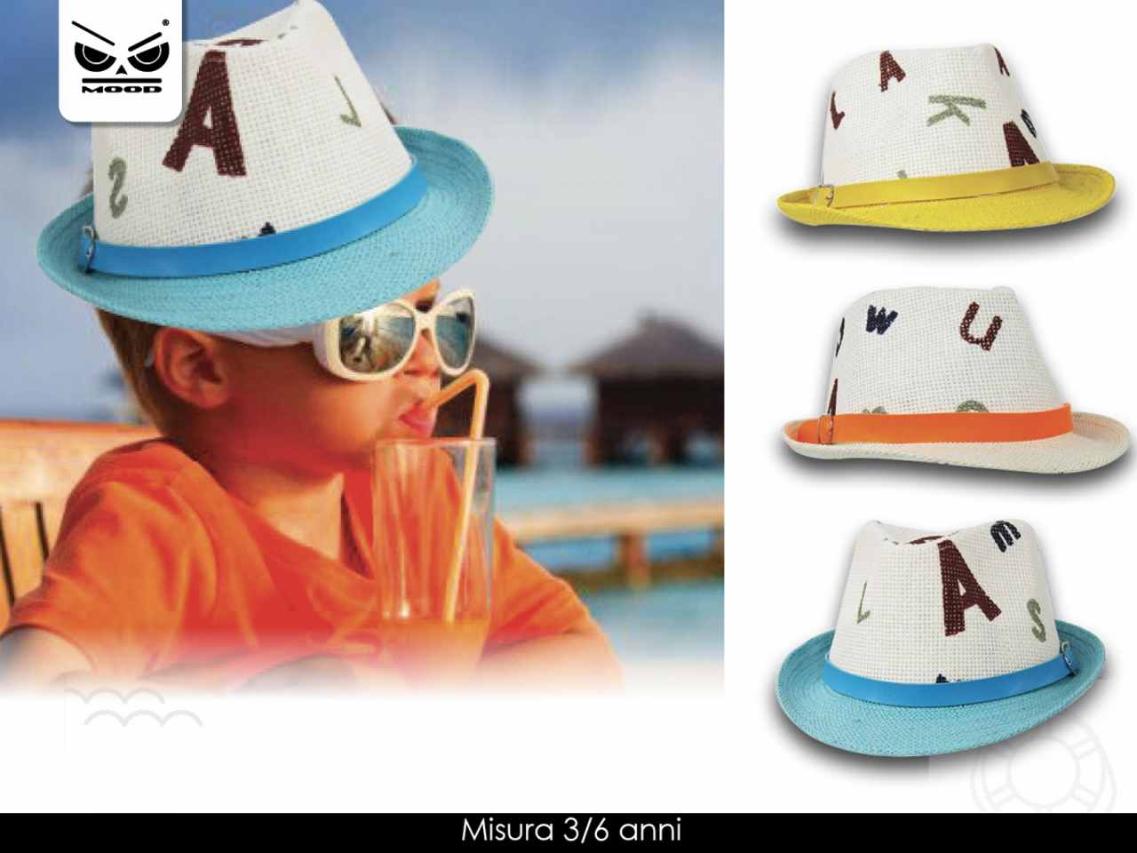 Cappello mare alphabeth boy