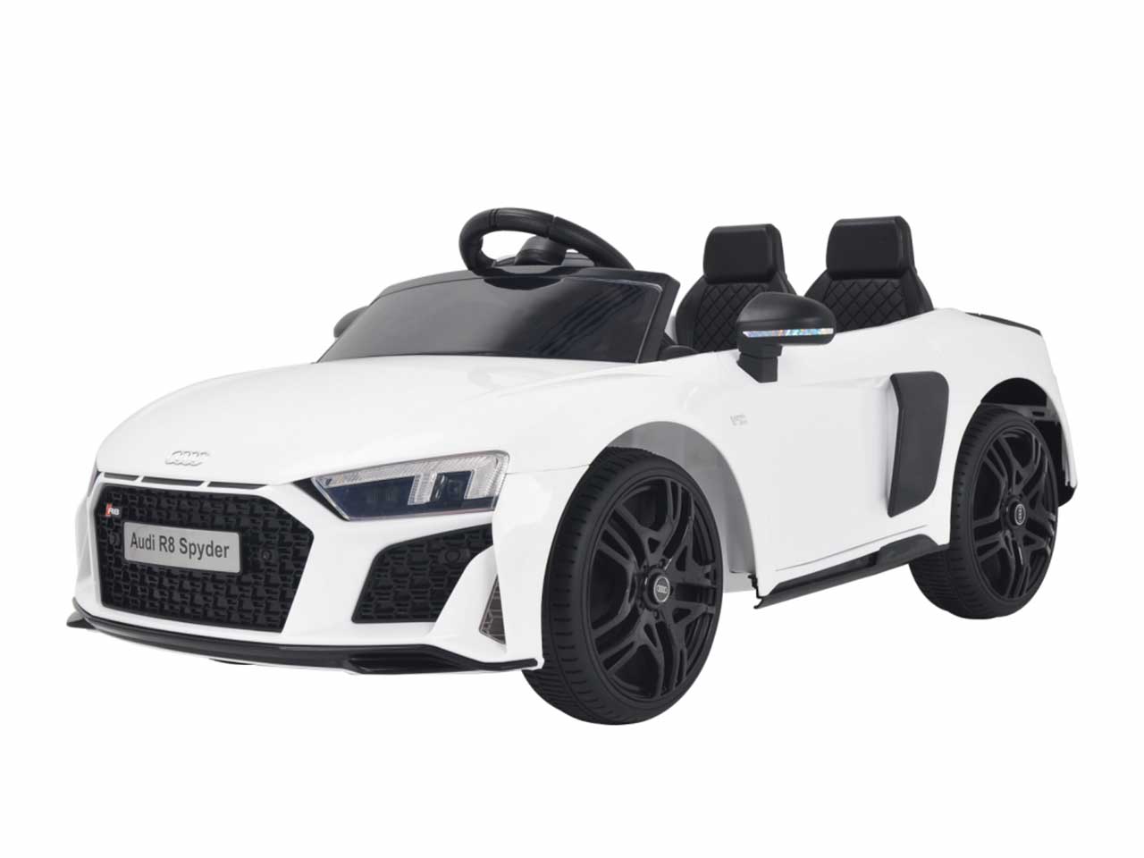 Auto audi r8 spyder bianca