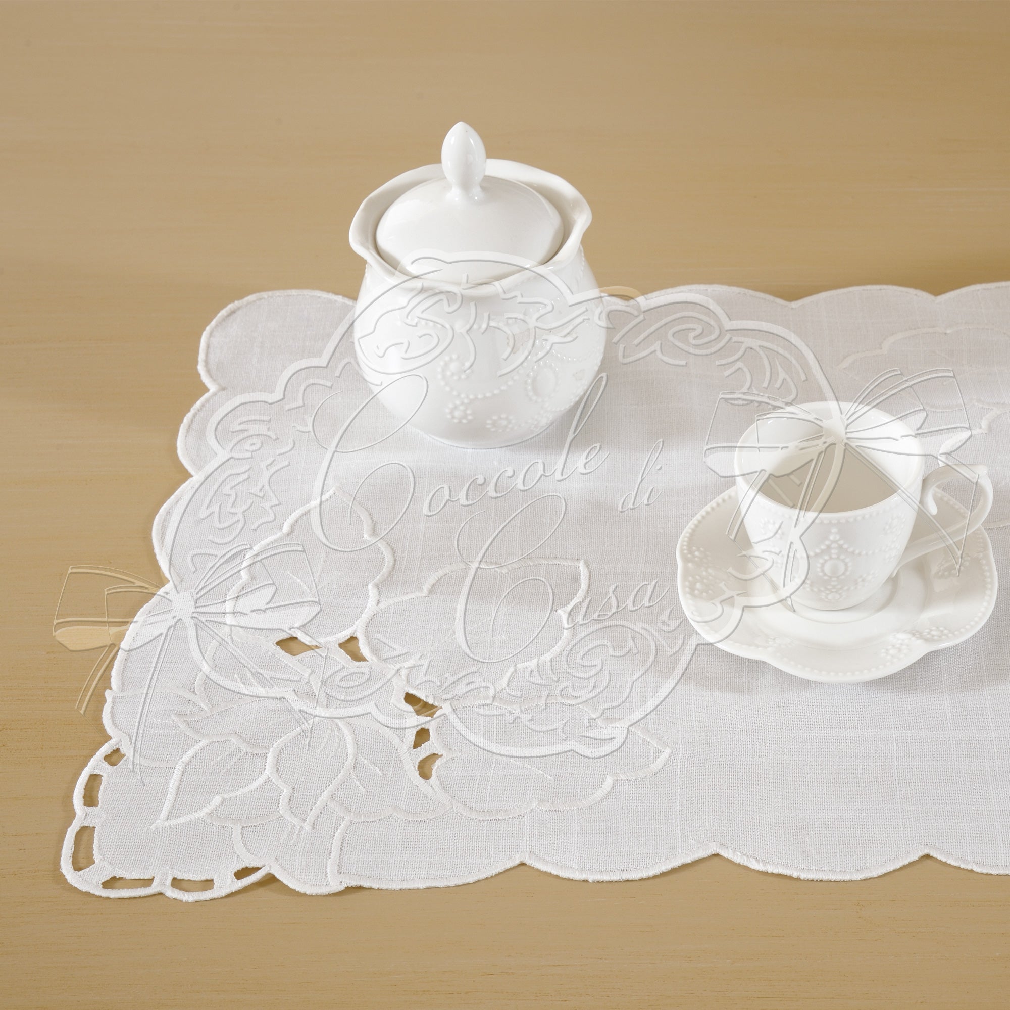 Tovaglietta linea lilium per colazione misure 33x48cm