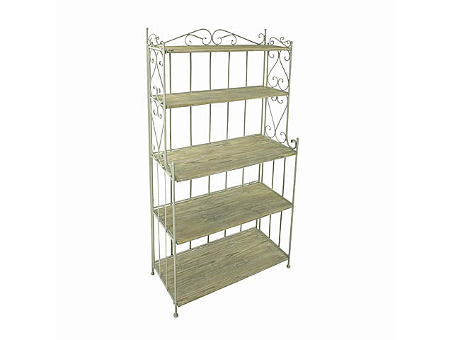 scaffale crema piano legno 6434240000