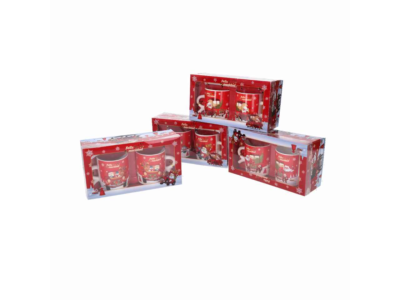 Tazza ceramica babbo natale  assortiti cm22x8x12