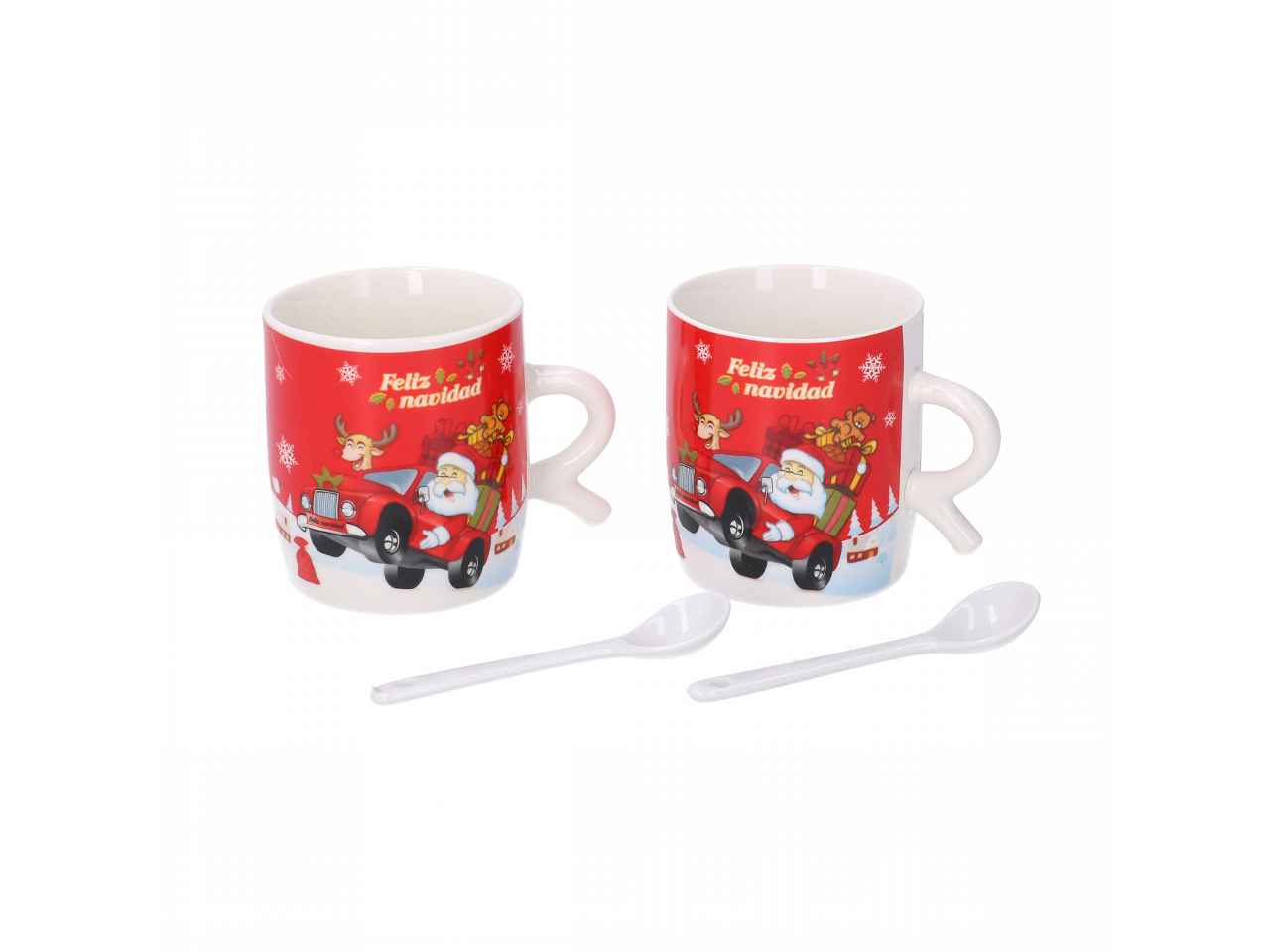 Tazza ceramica babbo natale  assortiti cm22x8x12