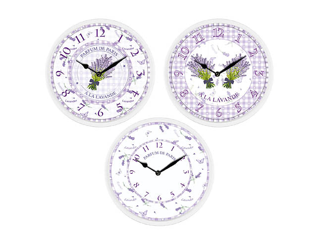 Orologio lavanda 40x6 08151