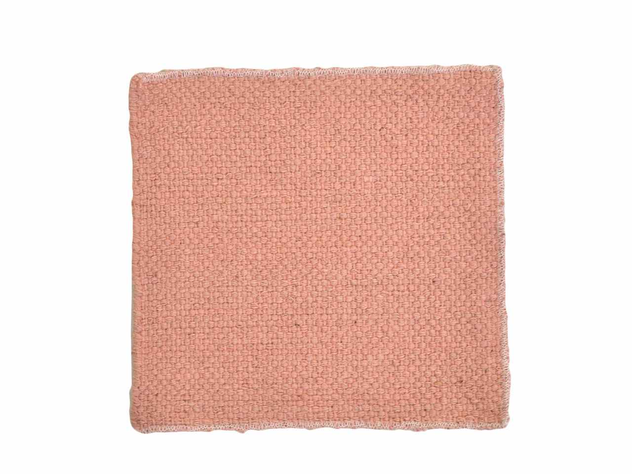 Tappeto bagno con trama semplice rosa antico  100% cotone cm50x90