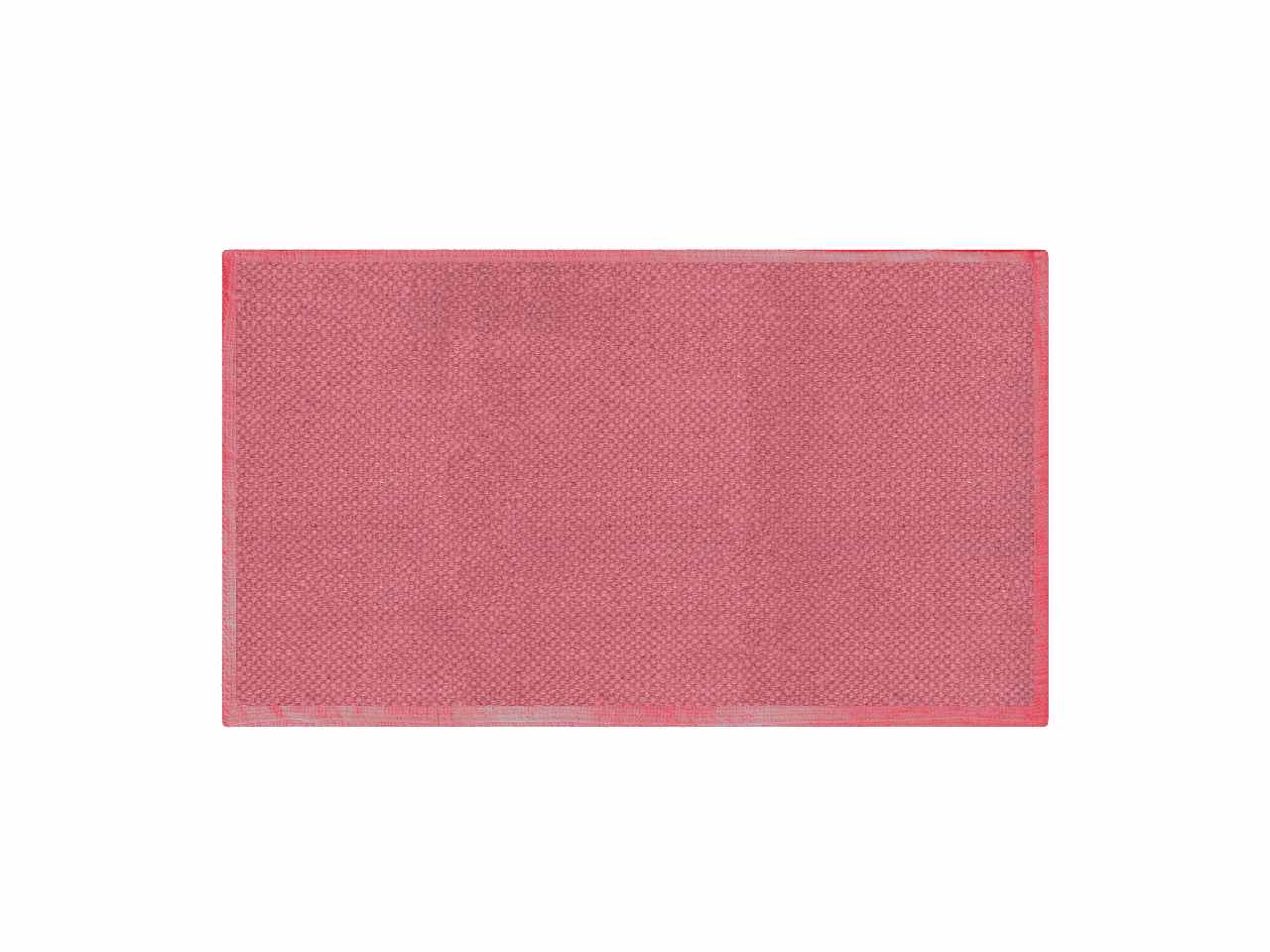 Tappeto bagno con trama semplice rosso marsa la 100% cotone cm50x90