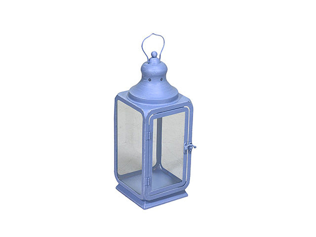 Lanterna metallo blu 15x14x38 3715540000