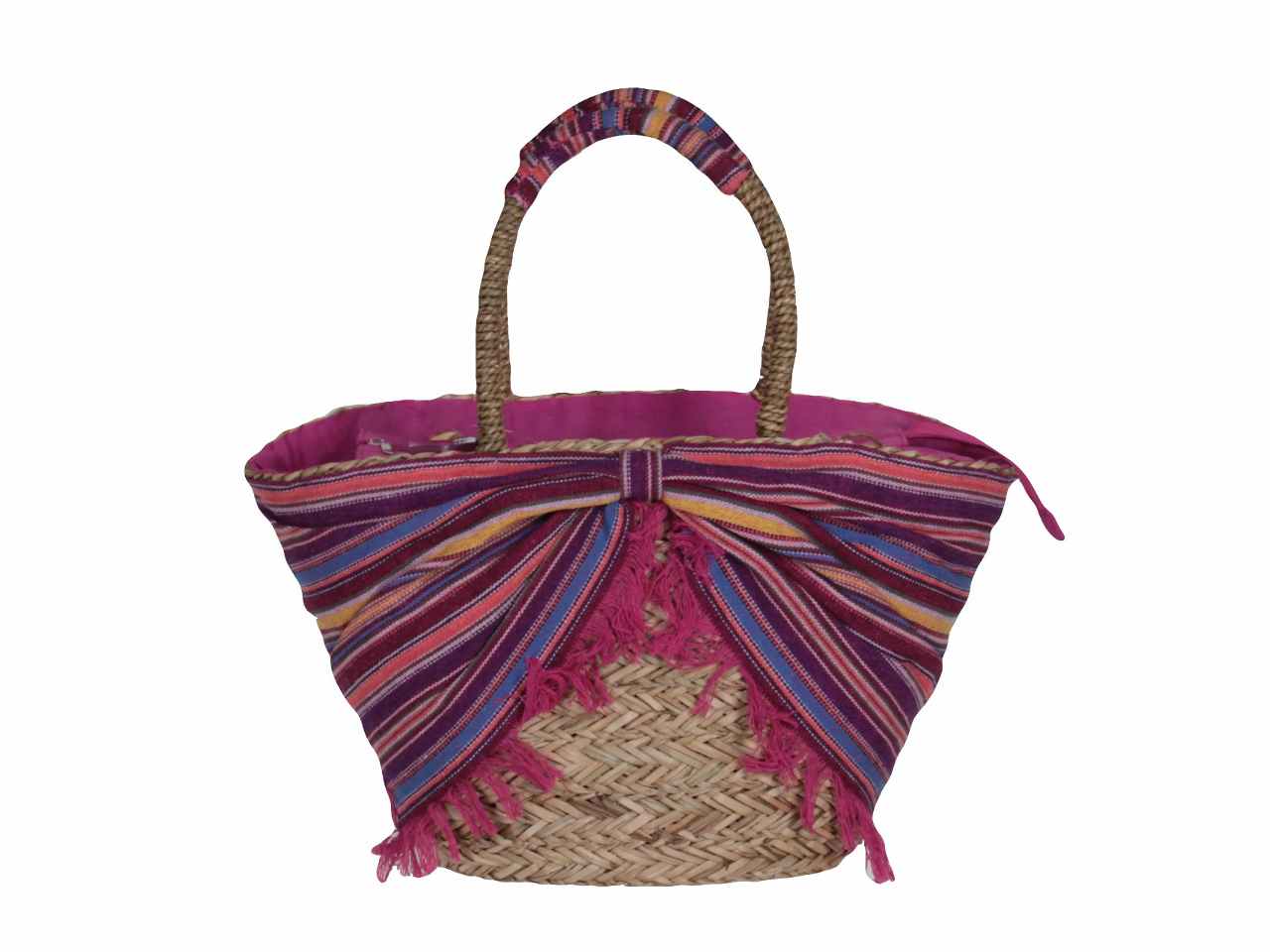 Borsa spiaggia in paglia