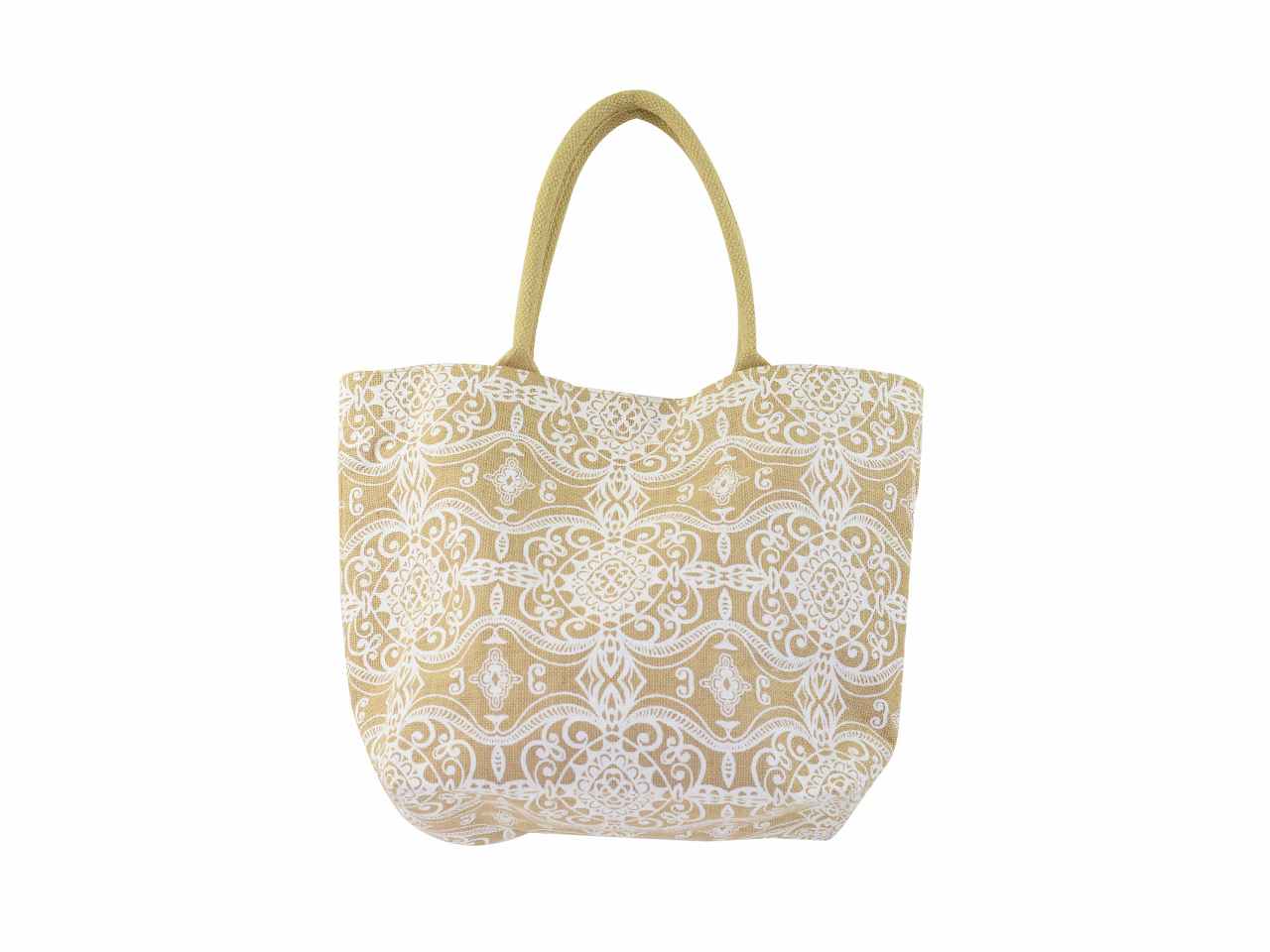 Borsa spiaggia decori naturale in juta