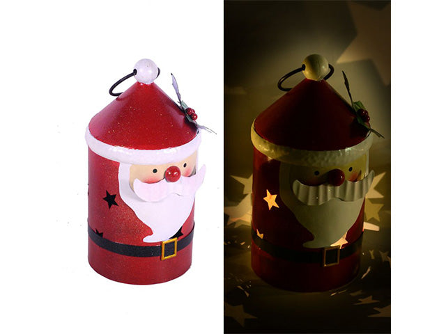 babbo metallo con led d14x28 6082160000