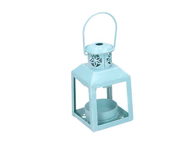 lanterna metallo azzurro 3722830000