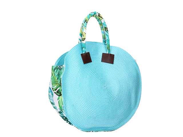 borsa spiaggia azzurro in poliestere