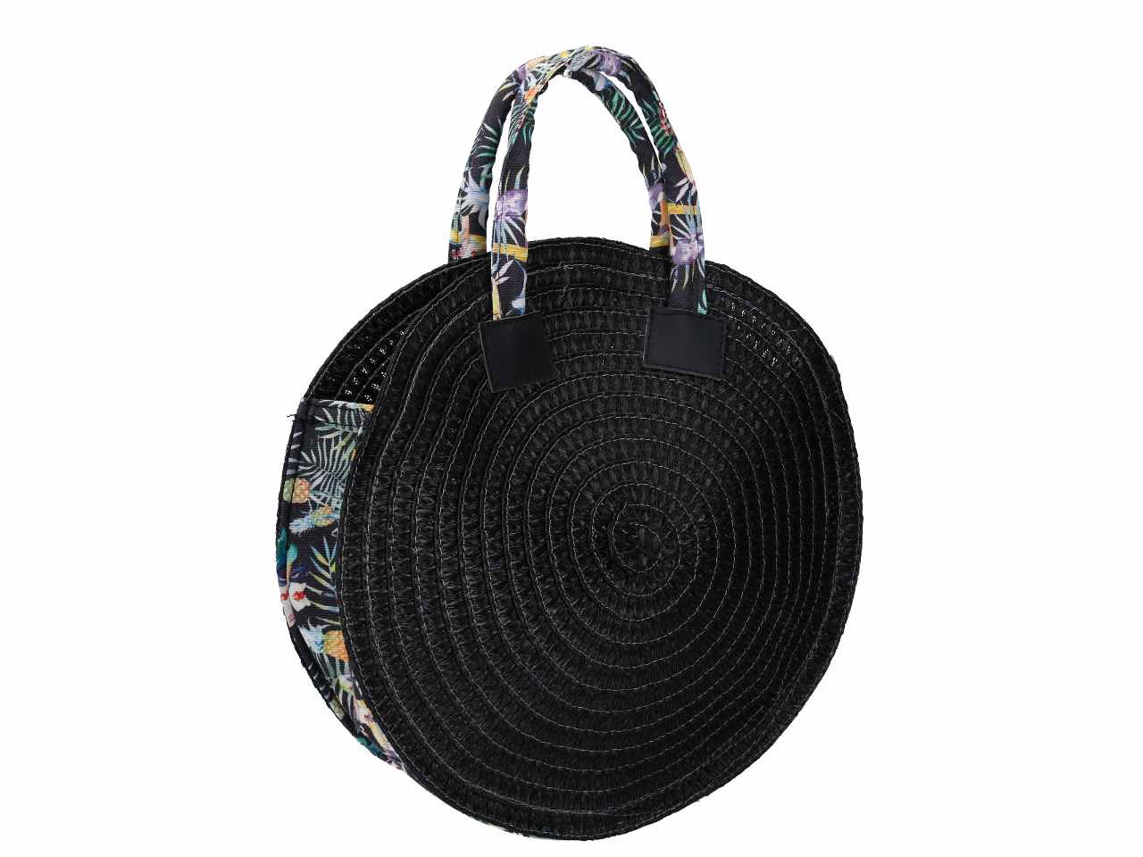 Borsa spiaggia nero in poliestere