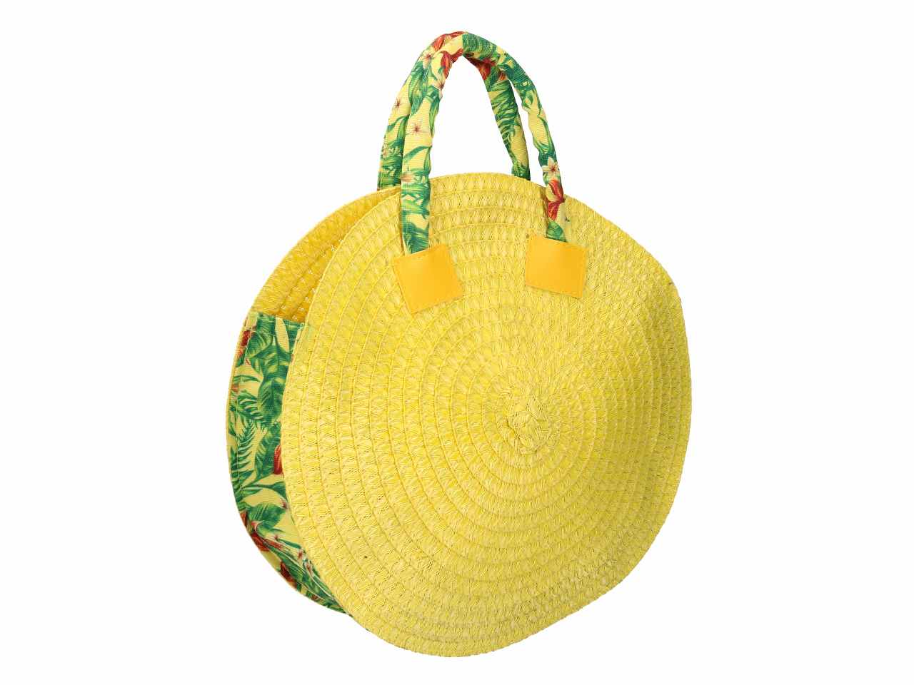 Borsa spiaggia giallo in poliestere