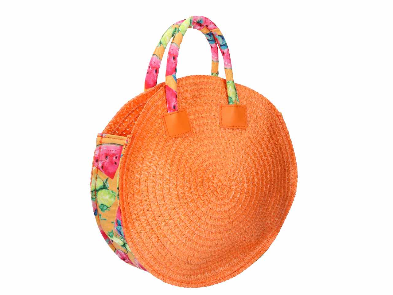 Borsa spiaggia arancione in poliestere