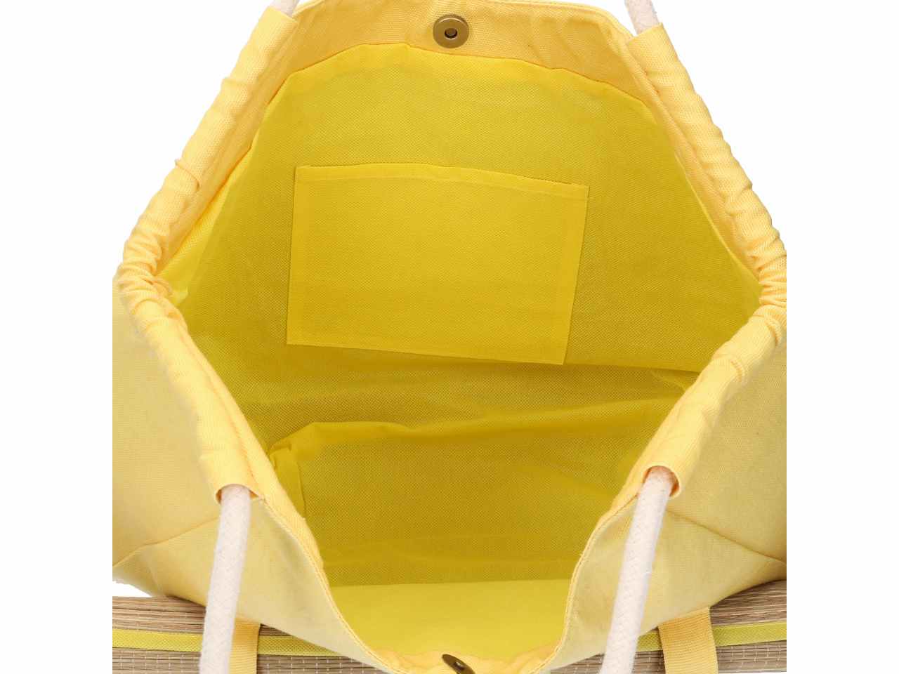 Borsa spiaggia con stuoia in tessuto