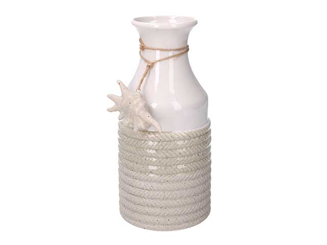 Vaso cer.mare bianco 12h24cm 5130550000