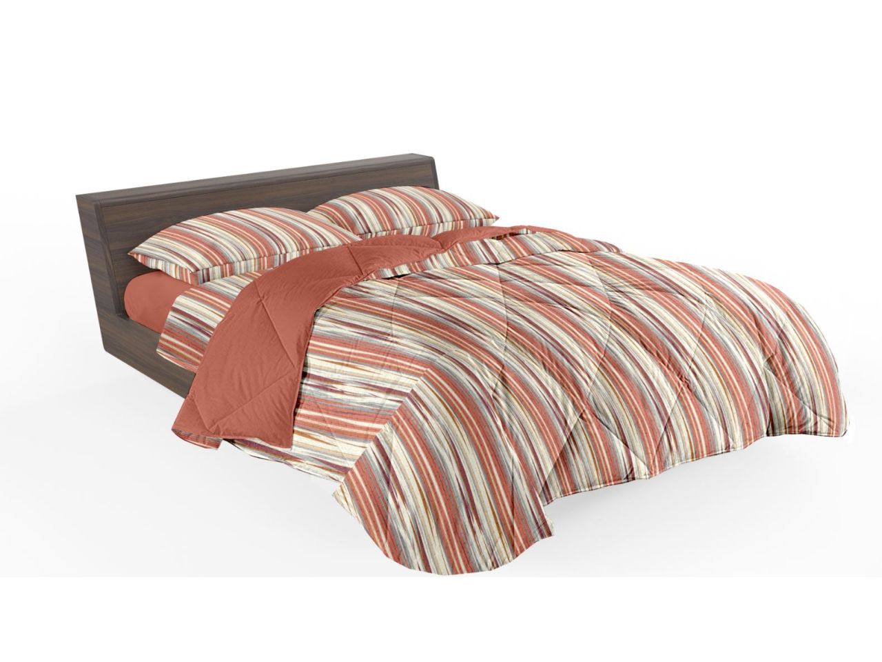 Trapunta cotone 1 piazza e mezza rattans tampa rotativa colore ginger