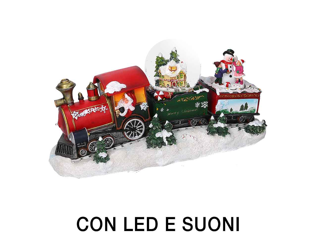 Trenino led con mus.34x11,5xh18,5cm 6159800000