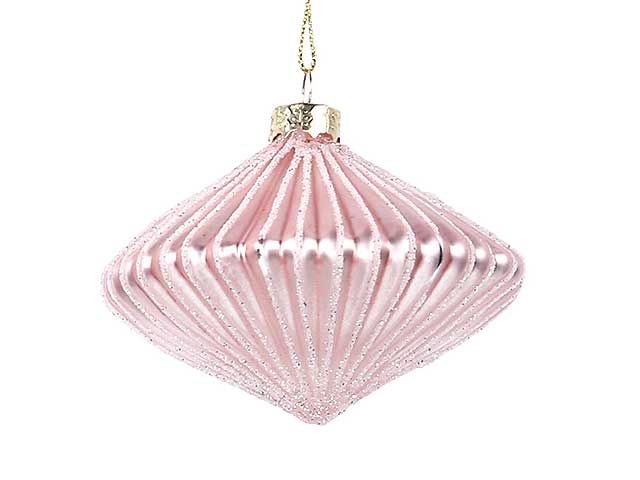 Sfera vetro 7,8xh5,8cm rosa 6175820000