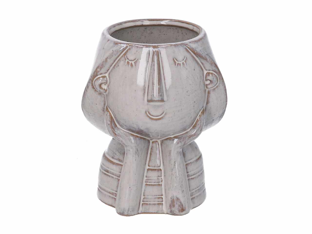 Vaso cer.viso grigio h16,7 5866090000