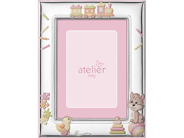 P.foto gattino 13x18 rosa ae0408/13r